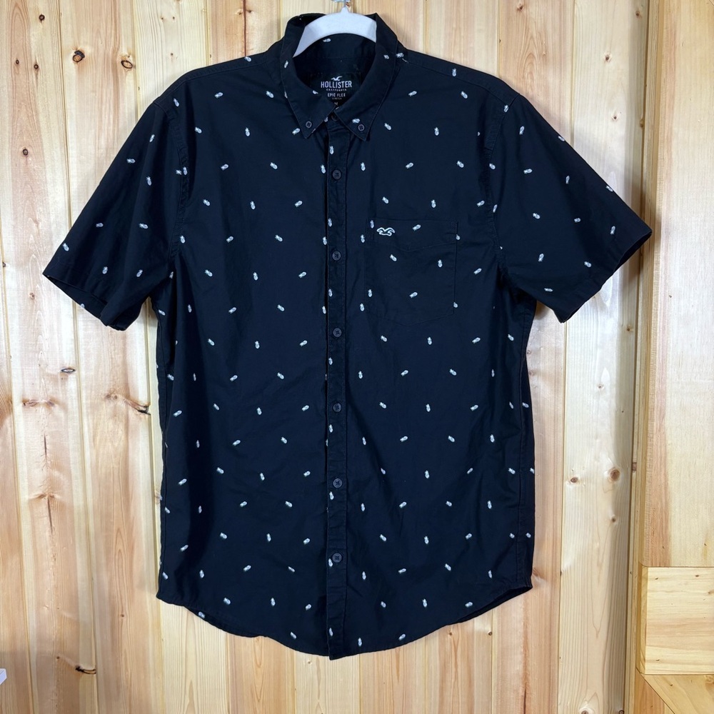 Holister Men's Button Down Epic Flex Stretch Shirt Sz M
Black Pineapple Swingers
